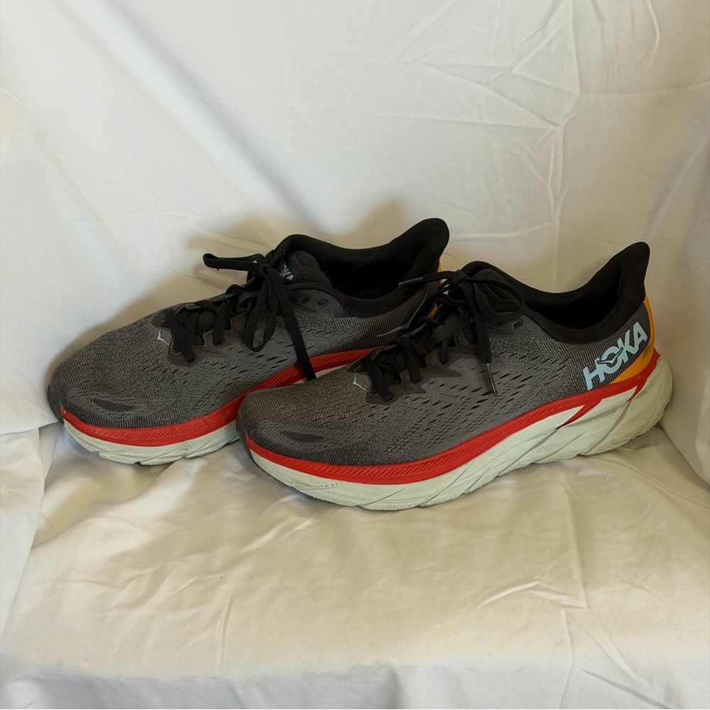 Hoka Clifton 8 Men’s Running Shoes – Adidas Insoles